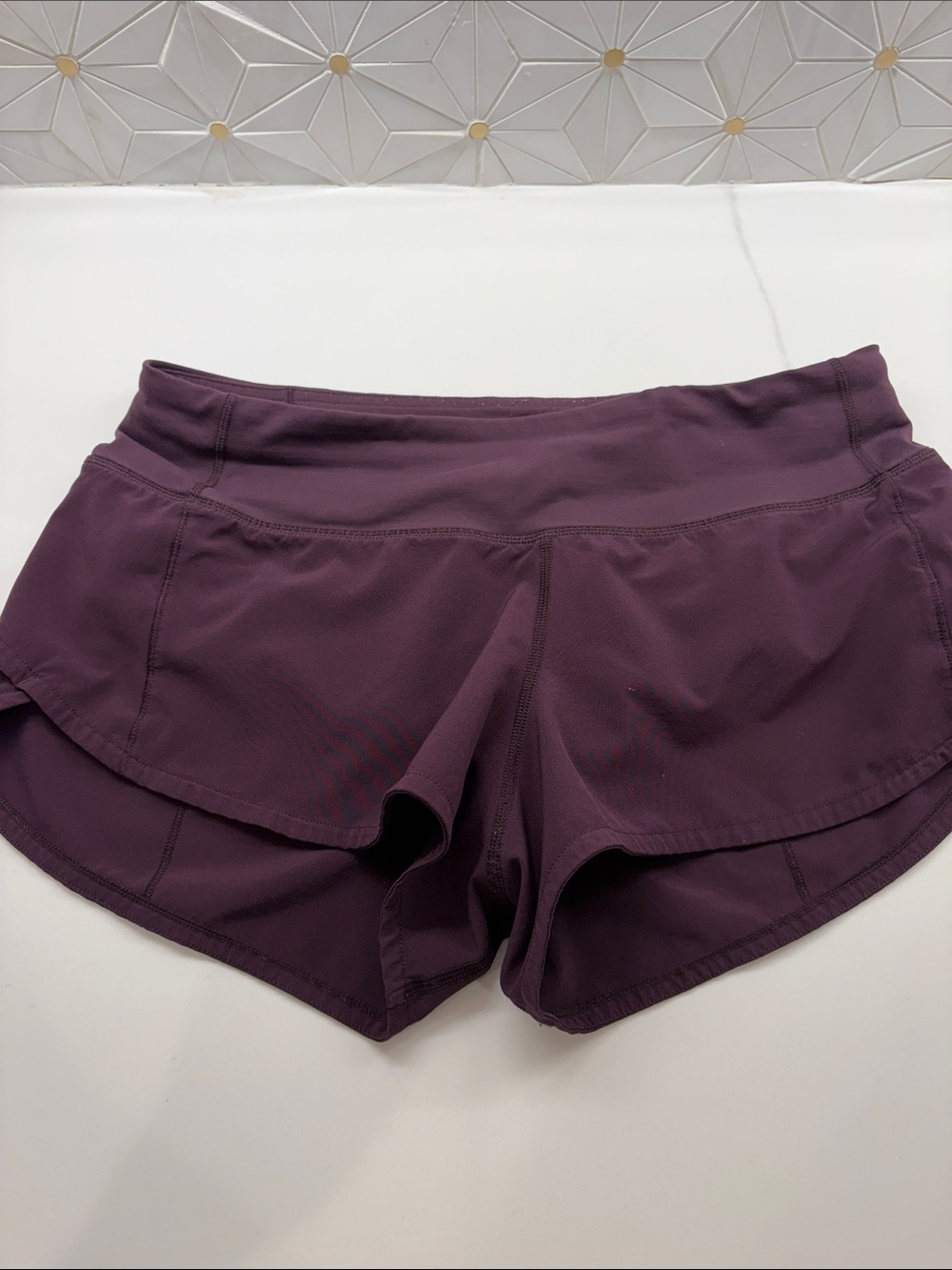 lululemon athletica Plum Running Shorts